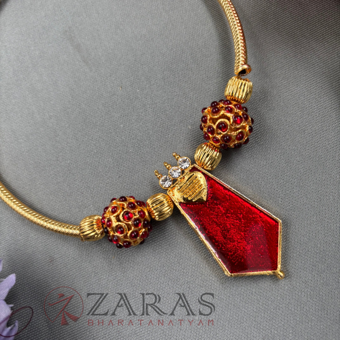 Bharatanatyam Dance Jewellery Necklace Bharatanatyam Dance Jewellery Necklace