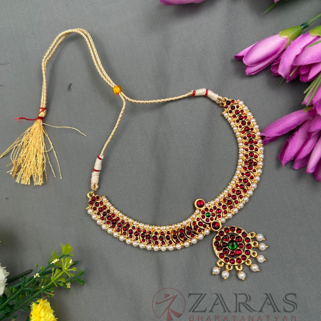 Bharatanatyam Dance Jewellery Necklace Bharatanatyam Dance Jewellery Necklace