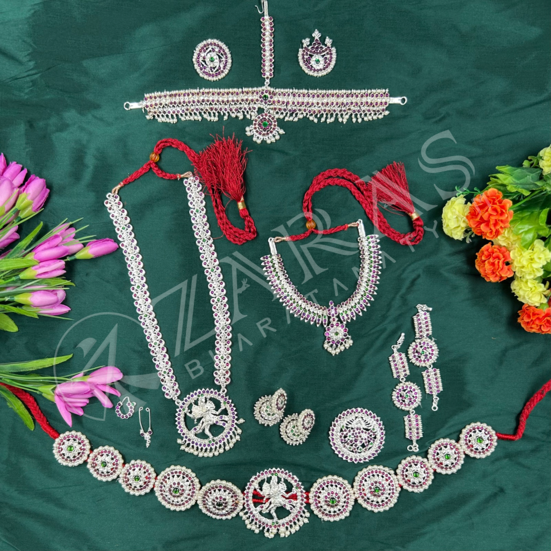 Bharatanatyam Dance Jewellery Kemp Set