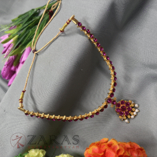 Bharatanatyam kemp Necklace