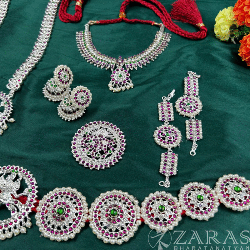 Bharatanatyam Dance Jewellery Kemp Set