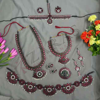 Bharatanatyam Dance Jewellery Kemp Set