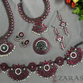 Bharatanatyam Dance Jewellery Kemp Set