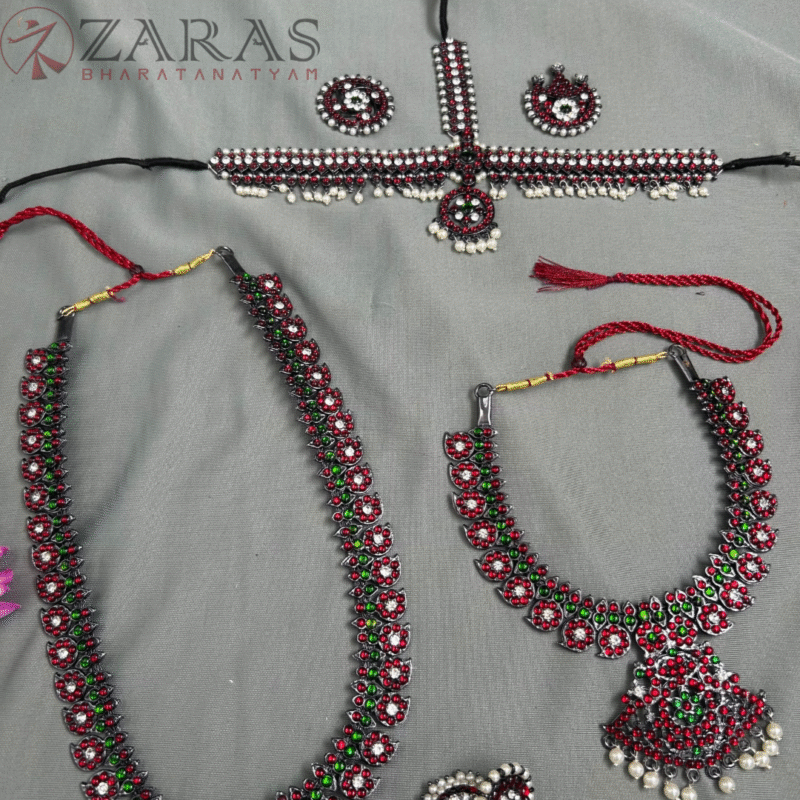 Bharatanatyam Dance Jewellery Kemp Set