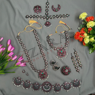 Bharatanatyam Dance Jewellery Kemp Set