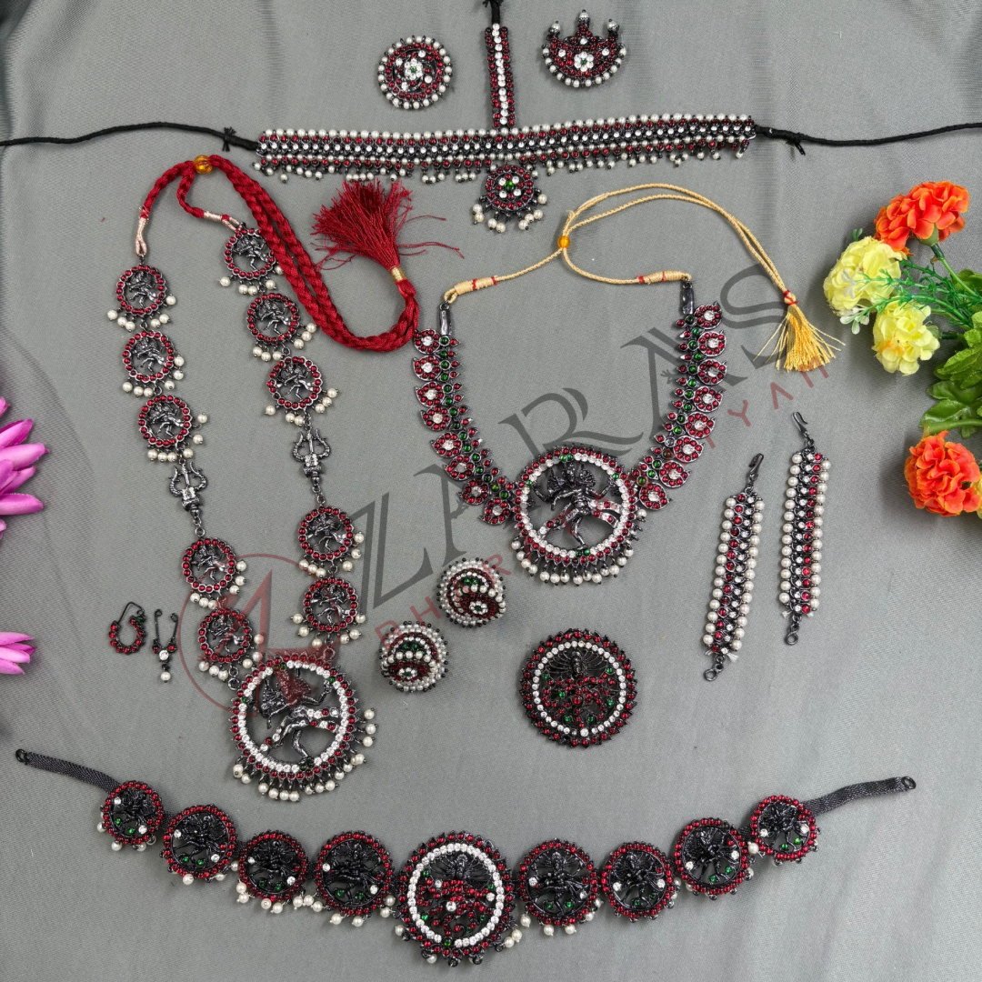 Bharatanatyam Dance Jewellery Kemp Set