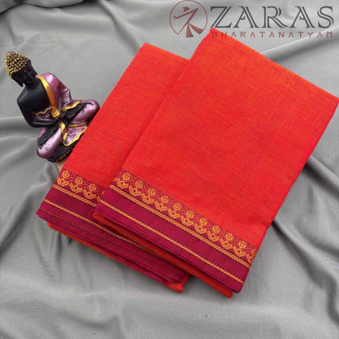 Bharatanatyam Dance Practice saree