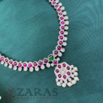 Bharatanatyam dance silver Necklace