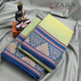 Bharatanatyam Dance Practice saree