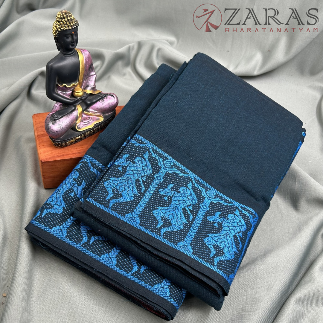 Bharatanatyam Dance Practice saree