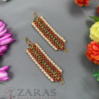 Bharatanatyam Dance Jewellery Maatal - B Leaf RG Kemp CS Pearls