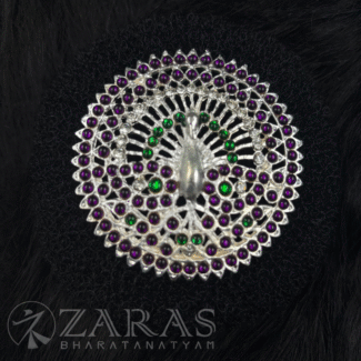 Bharatanatyam Dance Silver Jewellery - Peacock Rakodi PG Kemp