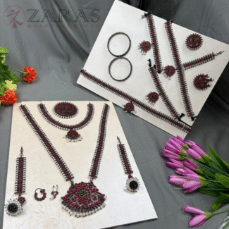 Bharatanatyam Dance Jewellery Kemp Set