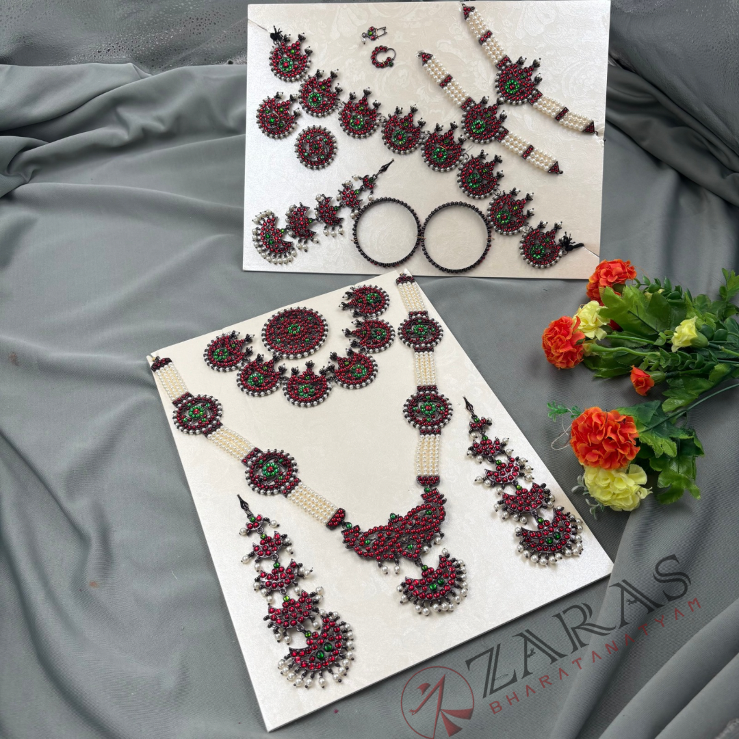 Bharatanatyam Dance Jewellery Kemp Set