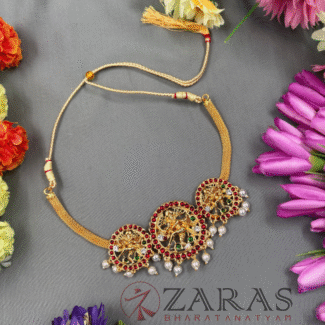 Bharatanatyam Dance Jewellery Necklace - Nadaraj RG Kemp CS Beads SAR