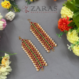 Bharatanatyam Dance Jewellery Maatal - Moon RG Kemp CS Pearls