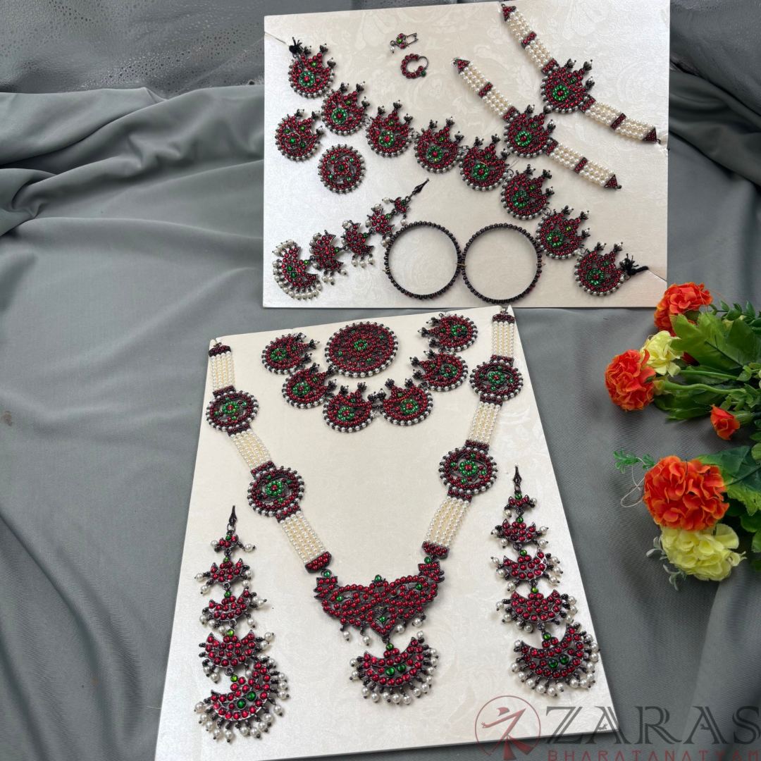 Bharatanatyam Dance Jewellery Kemp Set