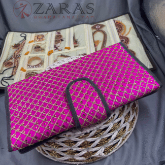 Bharatanatyam Dance Jewellery Bag / Organiser Foldable - No : 220