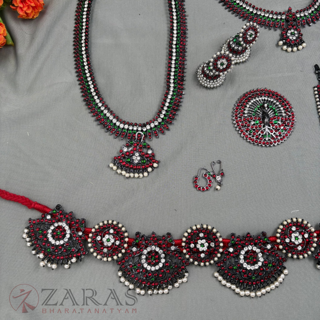 Bharatanatyam Dance Jewellery Kemp Set