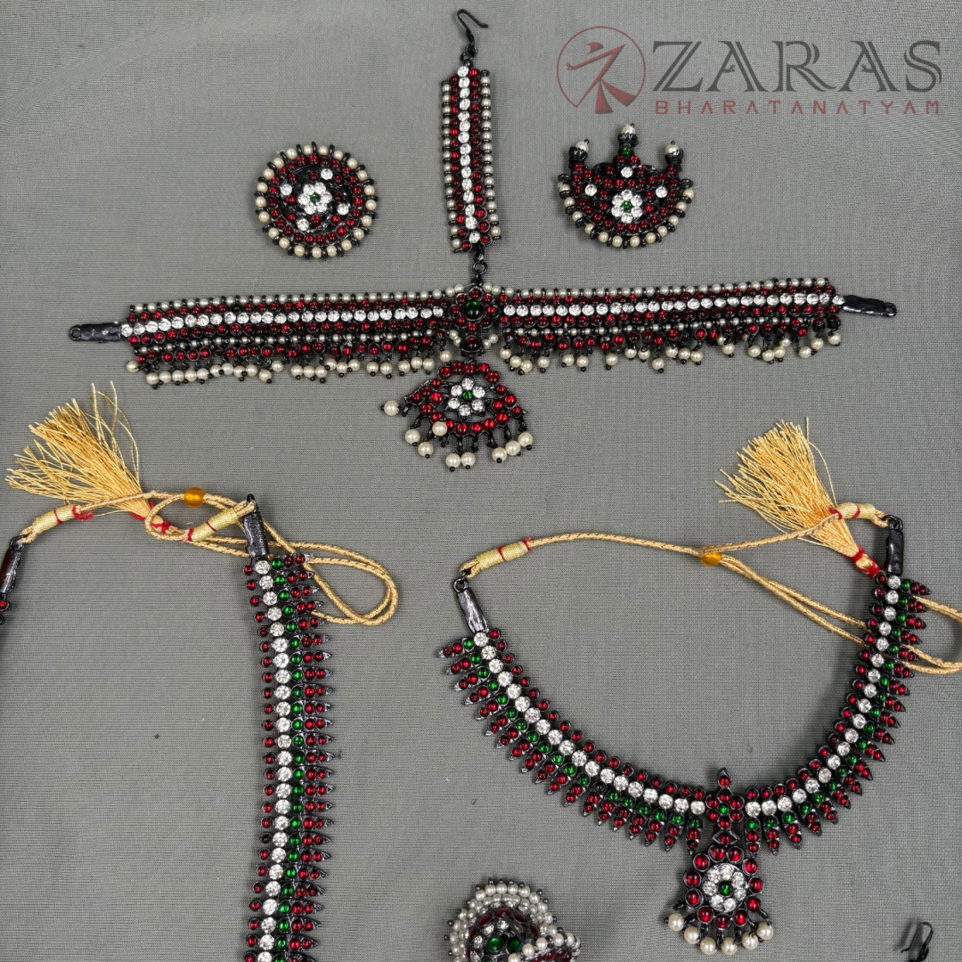 Bharatanatyam Dance Jewellery Kemp Set
