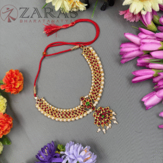 Bharatanatyam Dance Jewellery Necklace - Round V RG Kemp CS Beads