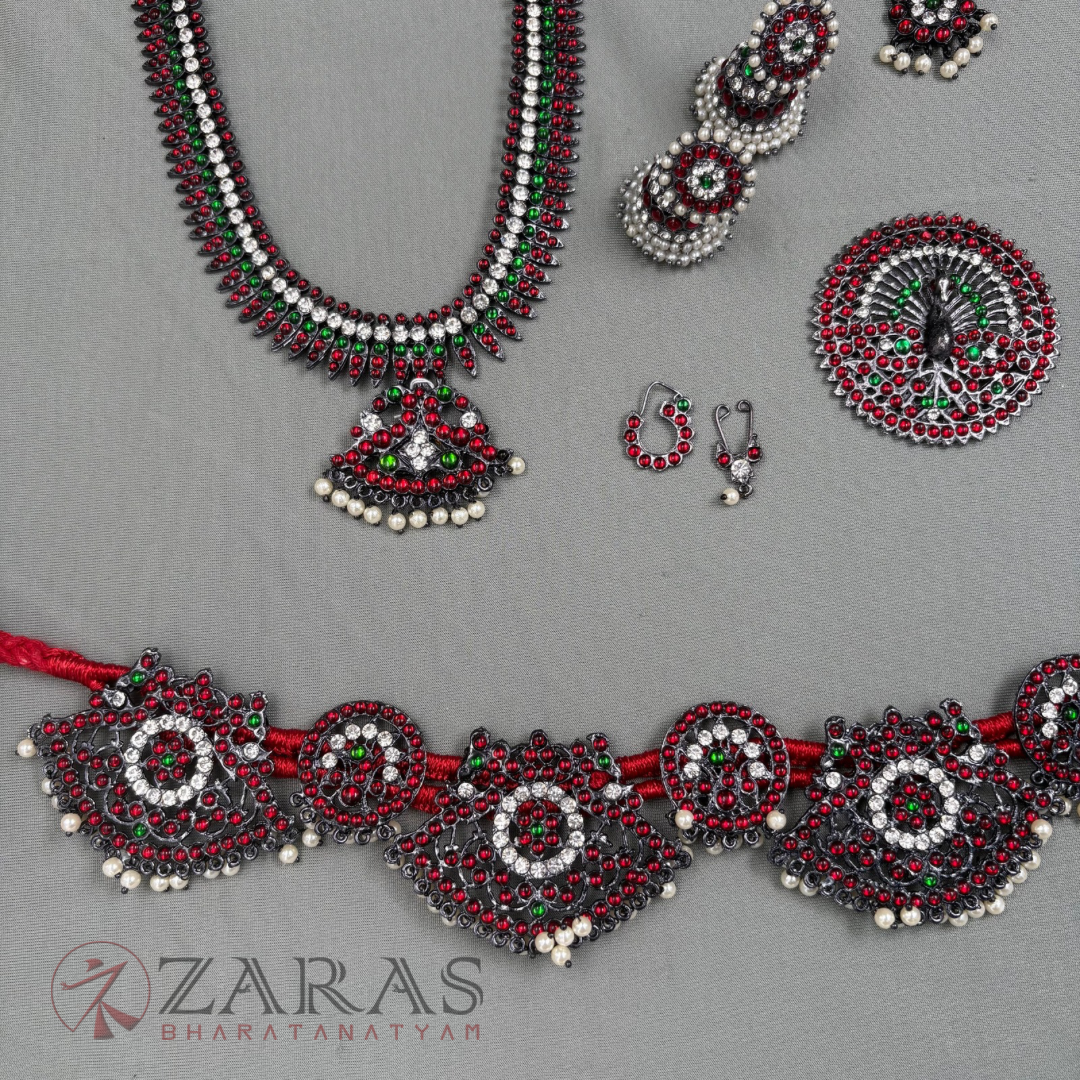 Bharatanatyam Dance Jewellery Kemp Set