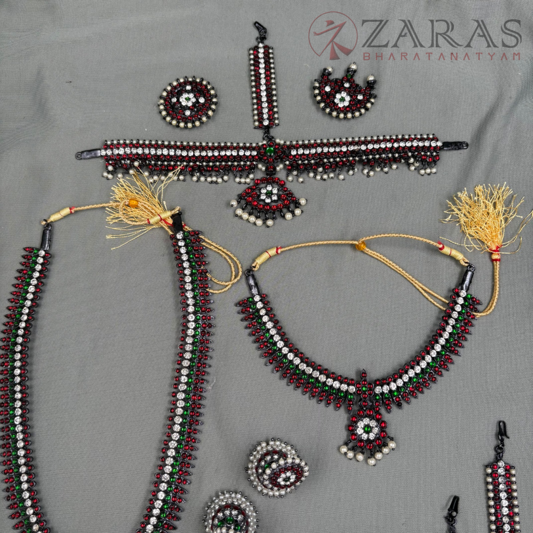 Bharatanatyam Dance Jewellery Kemp Set
