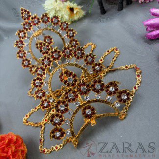 Bharatanatyam Dance Jewellery - Step Manga Head Crown RG Kemp