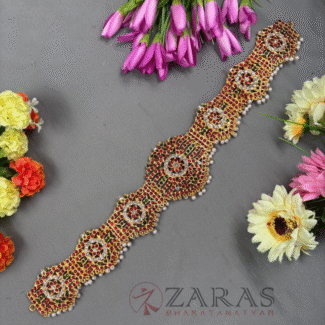 Bharatanatyam Dance Jewellery - Peacock Hip Belt RG Kemp CS (Ottiyanam)