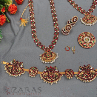 Bharatanatyam Dance Jewellery Kemp Set