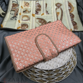 Bharatanatyam Dance Jewellery Bag / Organiser Foldable - No :33