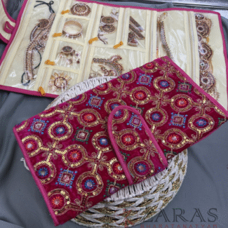 Bharatanatyam Dance Jewellery Bag / Organiser Foldable - No: 118