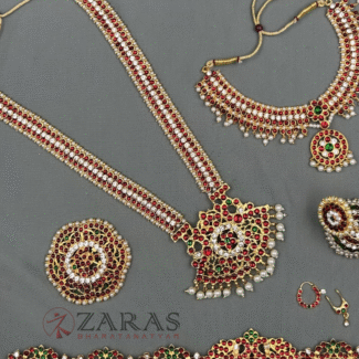 Bharatanatyam Dance Jewellery Kemp Set