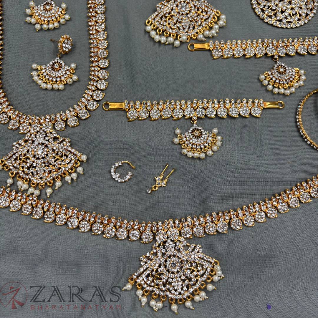 Bharatanatyam Dance Jewellery Full set Bharatanatyam Dance Jewellery Full set