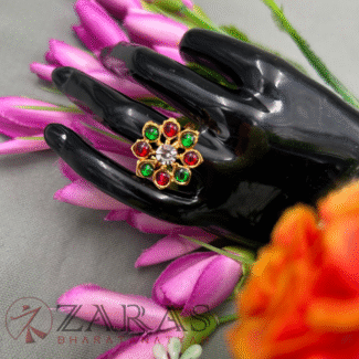 Bharatanatyam dance jewellery ring