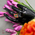 Bharatanatyam dance jewellery ring