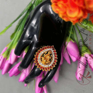 Bharatanatyam dance jewellery ring