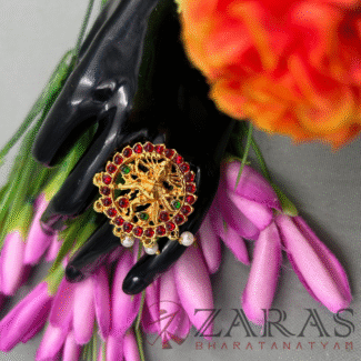 Bharatanatyam dance jewellery ring
